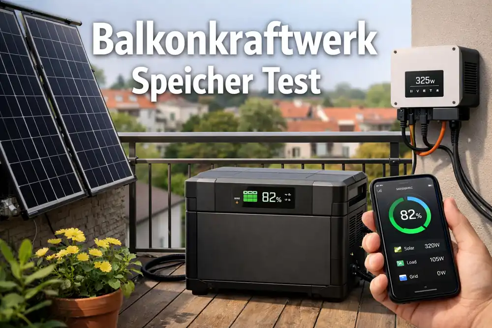 Balkonkraftwerk Speicher Test 2026