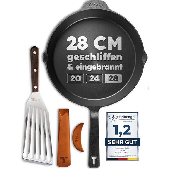 Gusseisen-Pfanne Induktion 28 cm – Antihaftbeschichtet, langlebig