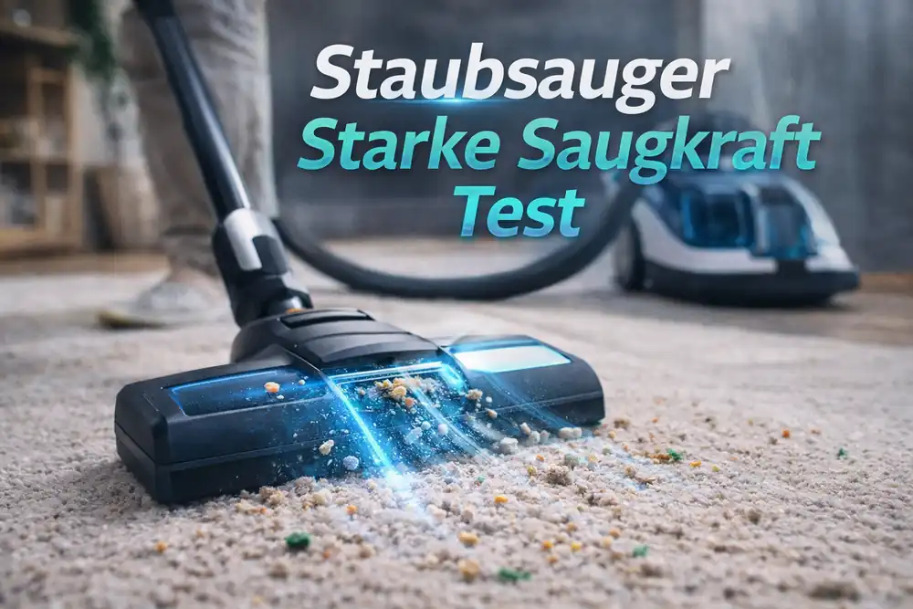 staubsauger starke saugkraft test
